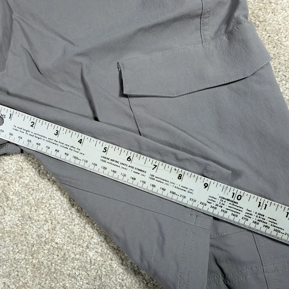 Cabelas Mens XPG Extreme Performance Gear Shorts 34 Gray‎ Nylon Blend Gorpcore